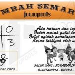 Syair HK Mbah Semar 17 Desember 2020