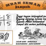 Syair HK Mbah Semar 23 Januari 2021