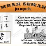 Syair HK Mbah Semar 01 Februari 2021