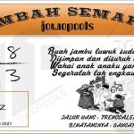 Syair HK Mbah Semar 03 Februari 2021