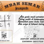 Syair HK Mbah Semar 04 Februari 2021