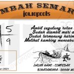 Syair HK Mbah Semar 10 Februari 2021