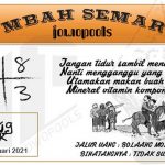 Syair HK Mbah Semar 13 Februari 2021