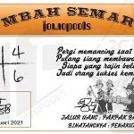 Syair HK Mbah Semar 07 Januari 2021