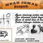 Syair HK Mbah Semar 10 Januari 2021