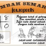 Syair HK Mbah Semar 11 Januari 2021