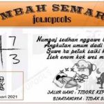 Syair HK Mbah Semar 19 Februari 2021