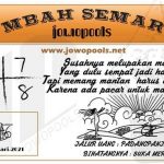 Syair HK Mbah Semar 25 Februari 2021