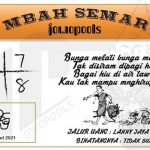 Syair HK Mbah Semar 16 Maret 2021