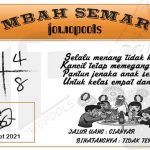 Syair HK Mbah Semar 02 Maret 2021