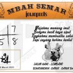 Syair HK Mbah Semar 19 Maret 2021