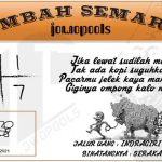 Syair HK Mbah Semar 23 Maret 2021
