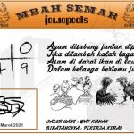 Syair HK Mbah Semar 05 Maret 2021