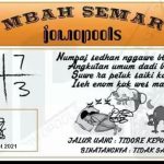 Syair HK Mbah Semar 17 Maret 2021