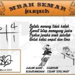 Syair HK Mbah Semar 29 Maret 2021