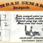 Syair HK Mbah Semar 04 April 2021