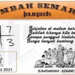 Syair HK Mbah Semar 10 Maret 2021