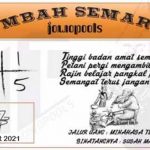 Syair HK Mbah Semar 14 Maret 2021