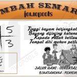 Syair HK Mbah Semar 20 April 2021