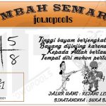 Syair HK Mbah Semar 13 April 2021