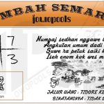 Syair HK Mbah Semar 21 April 2021