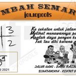 Syair HK Mbah Semar 26 April 2021