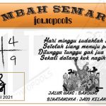 Syair HK Mbah Semar 28 April 2021