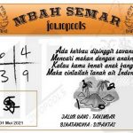Syair HK Mbah Semar 01 Mei 2021