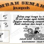 Syair HK Mbah Semar 03 Mei 2021