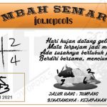 Syair HK Mbah Semar 14 April 2021