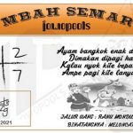 Syair HK Mbah Semar 13 Juni 2021