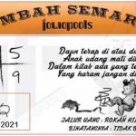 Syair HK Mbah Semar 17 Juni 2021