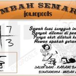 Syair HK Mbah Semar 26 Juni 2021
