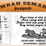 Syair HK Mbah Semar 15 Juli 2021