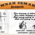 Syair HK Mbah Semar 29 Juli 2021
