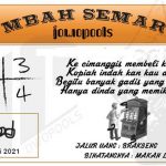 Syair HK Mbah Semar 04 Juli 2021
