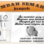 Syair HK Mbah Semar 14 Agustus 2021