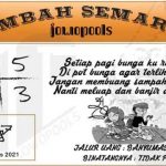Syair HK Mbah Semar 16 Agustus 2021