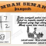 Syair HK Mbah Semar 14 September 2021