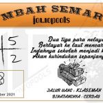 Syair HK Mbah Semar 02 Oktober 2021