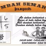 Syair HK Mbah Semar 24 September 2021