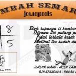 Syair HK Mbah Semar 29 September 2021