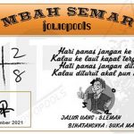Syair HK Mbah Semar 30 September 2021