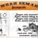 Syair HK Mbah Semar 11 Oktober 2021