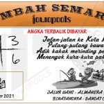 Syair HK Mbah Semar 17 Oktober 2021
