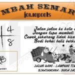 Syair HK Mbah Semar 21 Oktober 2021