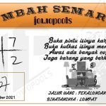 Syair HK Mbah Semar 13 November 2021