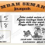 Syair HK Mbah Semar 14 November 2021