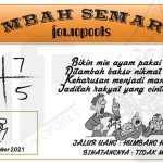 Syair HK Mbah Semar 15 November 2021
