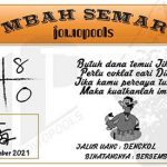 Syair HK Mbah Semar 19 November 2021